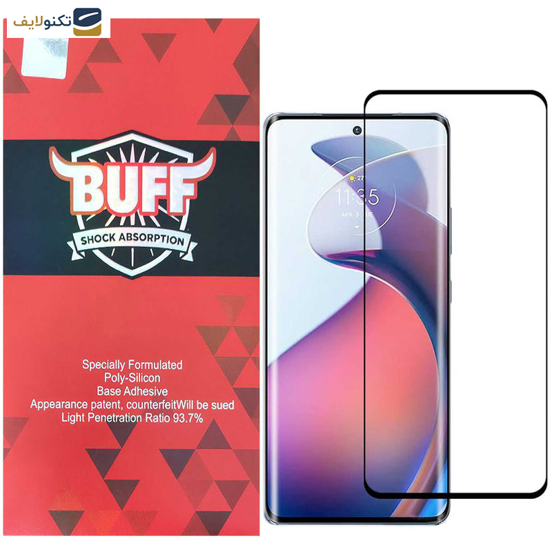 محافظ صفحه نمایش بوف مدل Full-Glue مناسب برای گوشی موبایل موتورولا Edge 30 Fusion