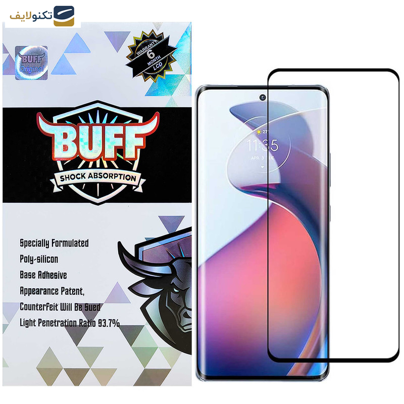 محافظ صفحه نمایش بوف مدل Full-Glue-G مناسب برای گوشی موبایل موتورولا Edge 30 Fusion