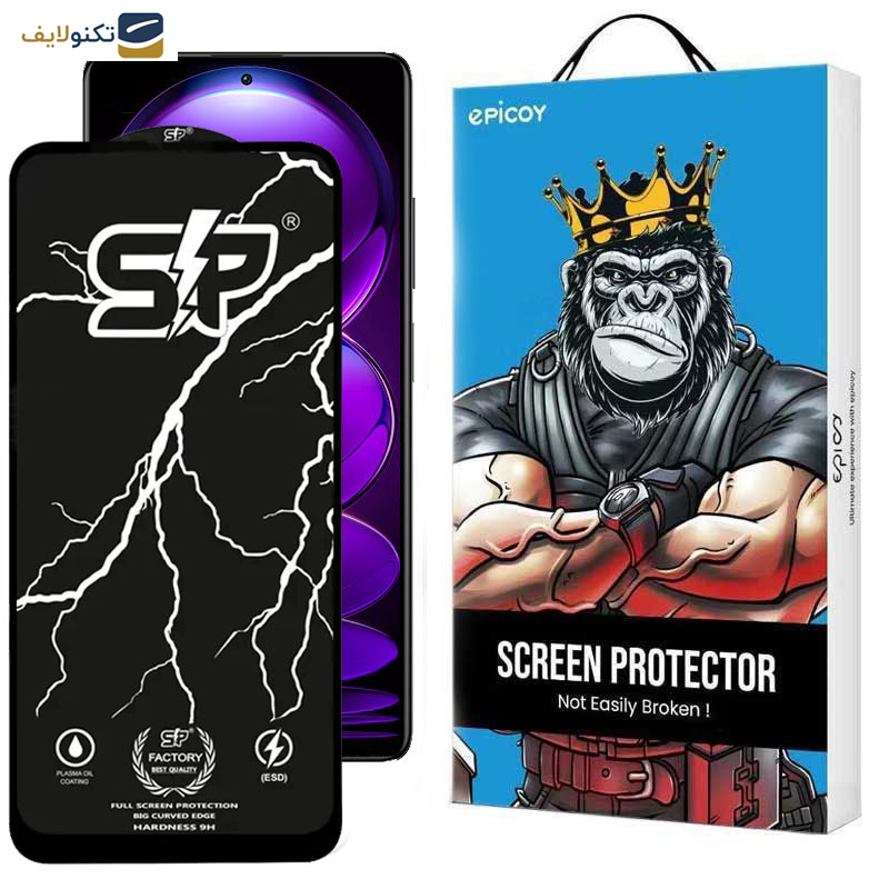 محافظ صفحه نمایش اپیکوی مدل SP Factory مناسب برای گوشی موبایل شیائومی Xiaomi Redmi Note 12 Explorer/Note 12 Discovery/Note 12 Pro Speed/Note 12R Pro/Note 12 Turbo  