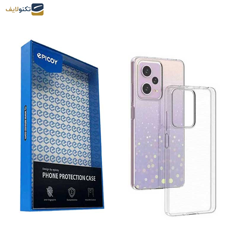 کاور اپیکوی مدل Transparent Clear مناسب برای گوشی موبایل شیائومی Poco X5 Pro/ Redmi Note 12 Pro 5G