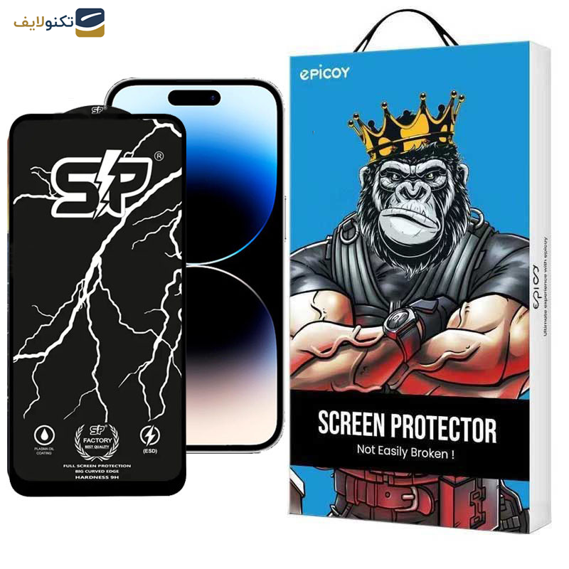 محافظ صفحه نمایش اپیکوی مدل SP Factory مناسب برای گوشی موبایل اپل iPhone 14 Pro  