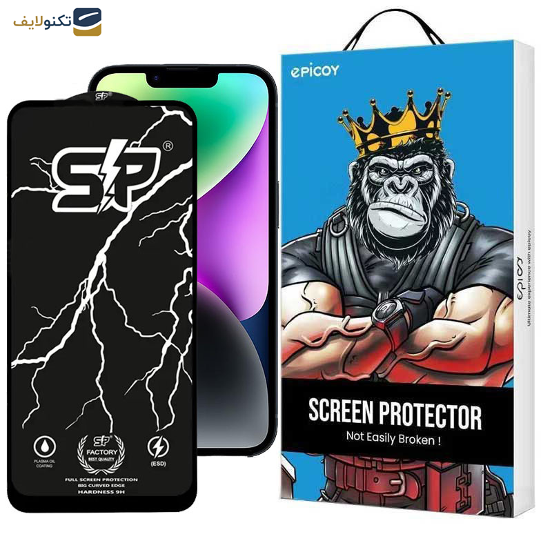 محافظ صفحه نمایش اپیکوی مدل SP Factory مناسب برای گوشی موبایل اپل iPhone 13 pro/ 14 / 13