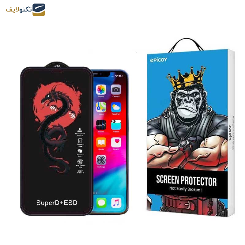 محافظ صفحه نمایش اپیکوی مدل Dragon ESD مناسب برای گوشی موبایل اپل iPhone Xs Max /11 Pro Max