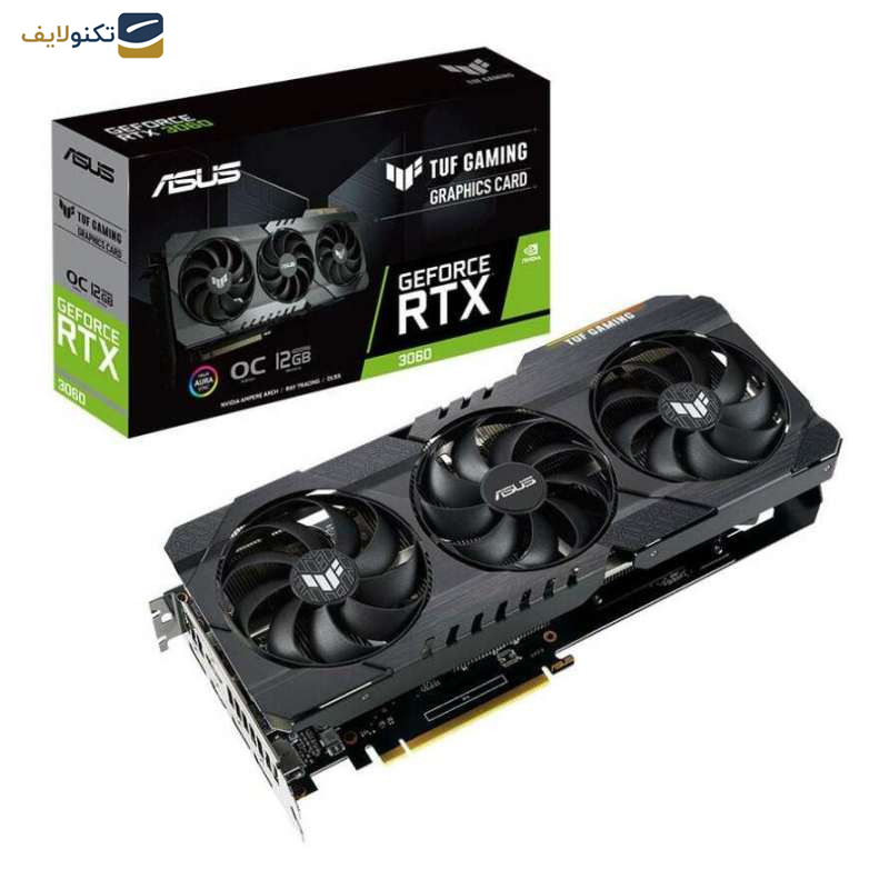 کارت گرافیک ایسوس مدل   TUF Gaming GeForce RTX 3060 O12GB_V2