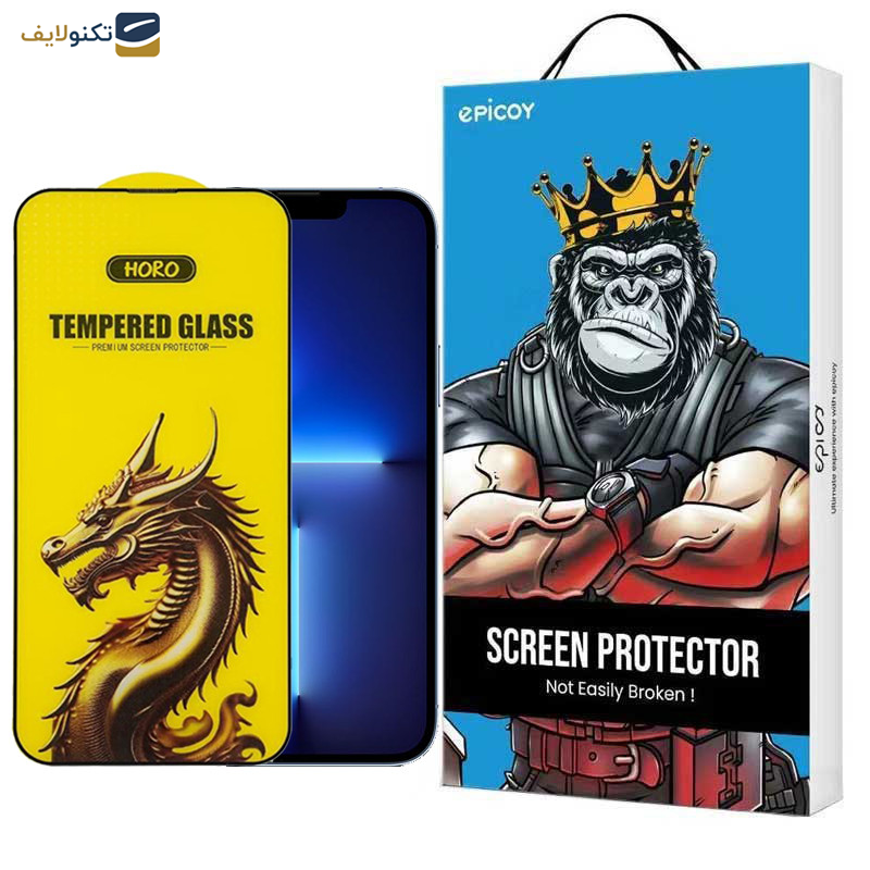 محافظ صفحه نمایش اپیکوی مدل Golden Dragon مناسب برای گوشی موبایل اپل iPhone 13 Pro Max