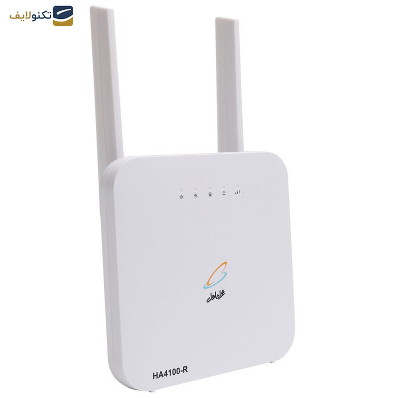 مودم 4G LTE همراه اول مدل HA4100 به همراه کارت هدیه فعالسازی سیم کارت اعتباری و 70 گیگابایت اینترنت هدیه