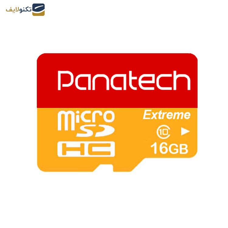 کارت حافظه‌ microSDHC پاناتک مدل Extreme کلاس 10 استاندارد UHS-I U1 سرعت 30MBps ظرفیت 16 گیگابایت