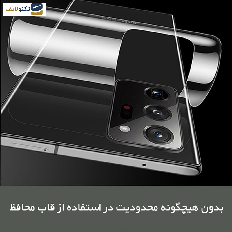 محافظ صفحه نمایش شفاف راک اسپیس مدل HyGEL مناسب برای گوشی موبایل شیائومی Poco F5 به همراه محافظ پشت