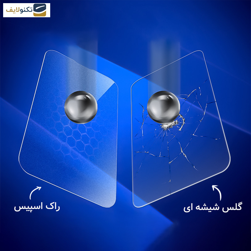 محافظ صفحه نمایش حریم شخصی راک اسپیس مدل anti-shock مناسب برای گوشی موبایل گوگل Pixel 7a