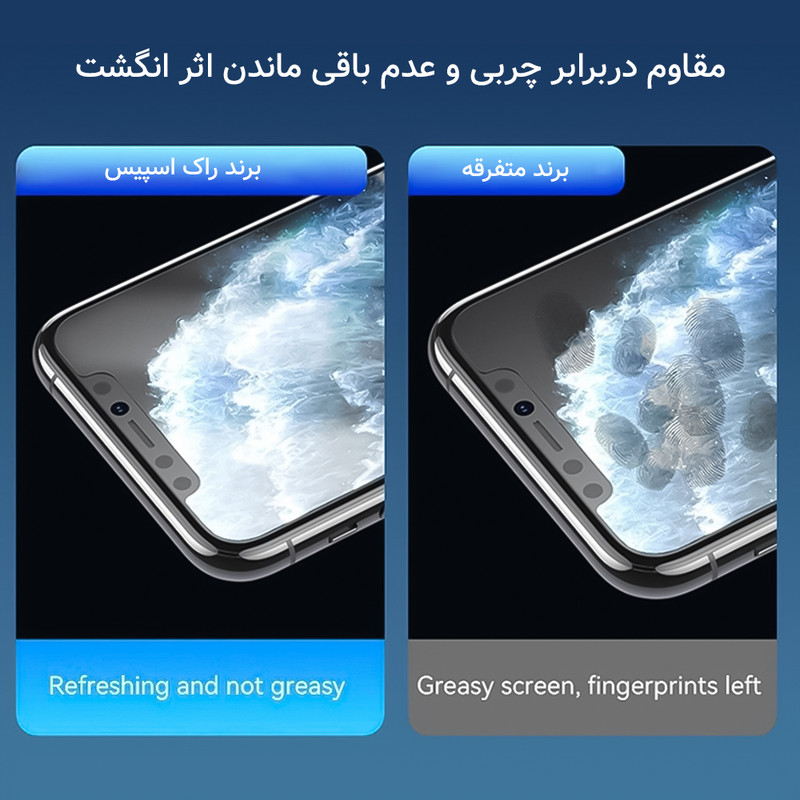 محافظ صفحه نمایش حریم شخصی راک اسپیس مدل HyPRV مناسب برای گوشی موبایل سامسونگ Galaxy A55