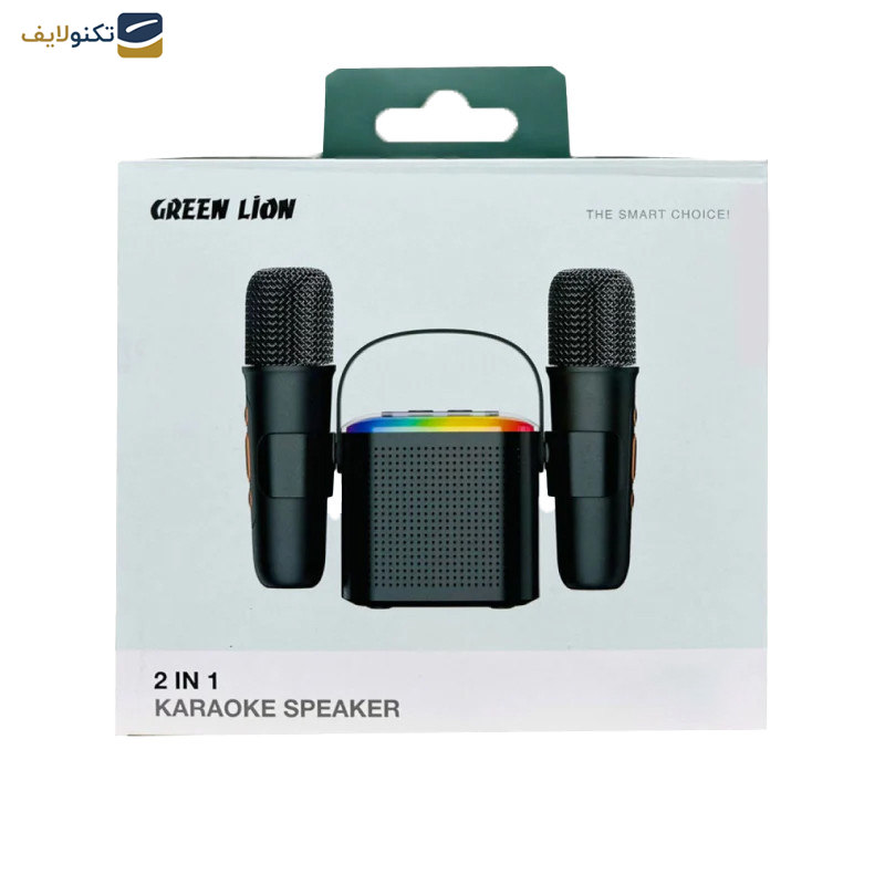 ست میکروفن بی سیم گرین لاین مدل 2in1 Karaoke Speaker