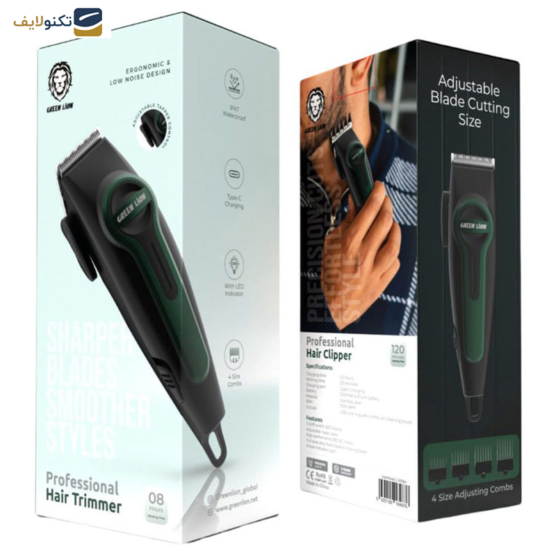 ماشین اصلاح موی سر و صورت گرین لاین مدل Professional Hair Clipper