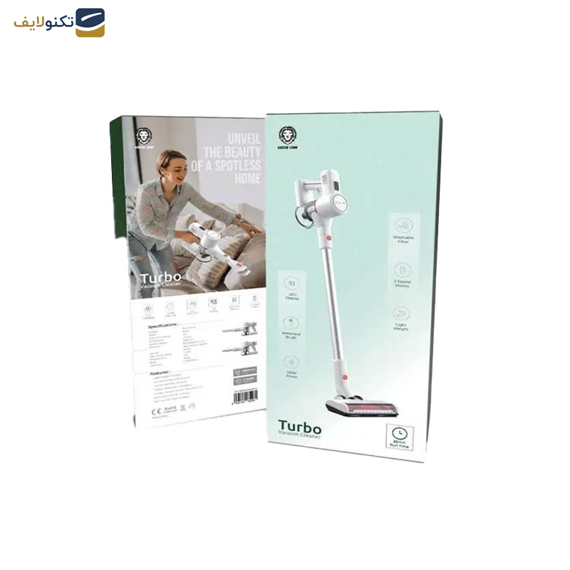 جاروبرقی گرین لاین مدل Turbo Vacuum Cleaner