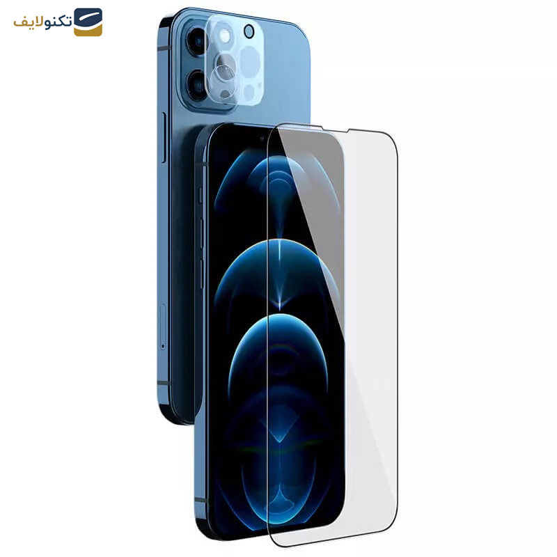 محافظ صفحه نمایش نیلکین مدل Amazing 2-in-1 HD مناسب برای گوشی موبایل اپل iPhone 13 Pro Max به همراه محافظ لنز دوربین