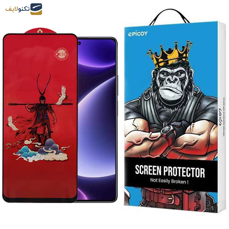 محافظ صفحه نمایش اپیکوی مدل Monkey King مناسب برای گوشی موبایل شیائومی Redmi Note 12 Turbo/ Note 12 Pro 5G/ Note 12 Explorer/ Note 12 Discovery/ Note 12 Pro Speed