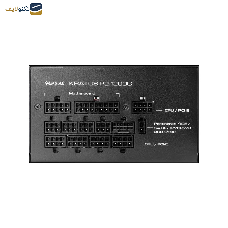 منبع تغذیه کامپیوتر گیم دیاس مدل KRATOS P2-1200G