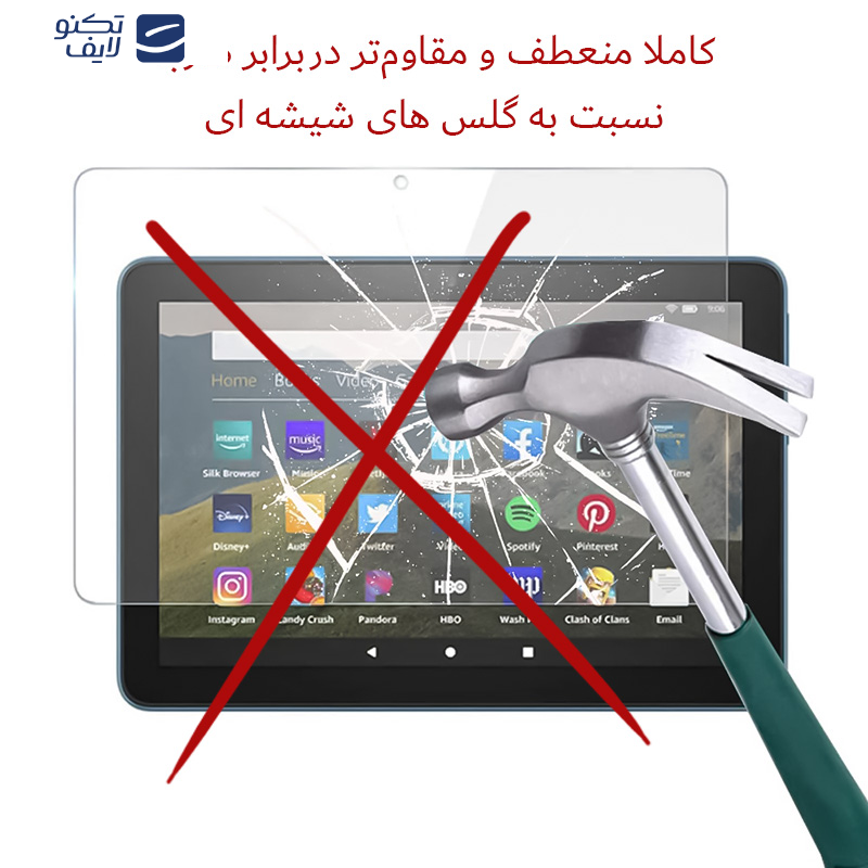 محافظ صفحه نمایش مات راک اسپیس مدل Resistant مناسب برای تبلت سامسونگ Galaxy Tab S2 9.7