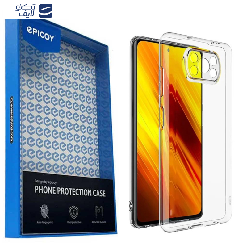 کاور اپیکوی مدل Transparent Clear مناسب برای گوشی موبایل شیائومی Poco X3