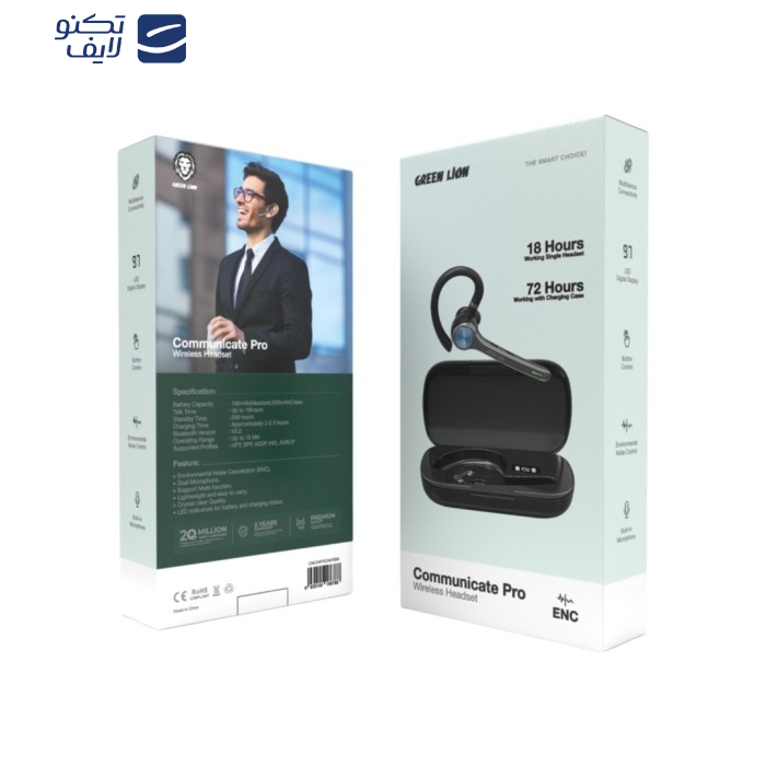 هندزفری بلوتوثی گرین لاین مدل Green lion Communicate Pro Wireless Headset