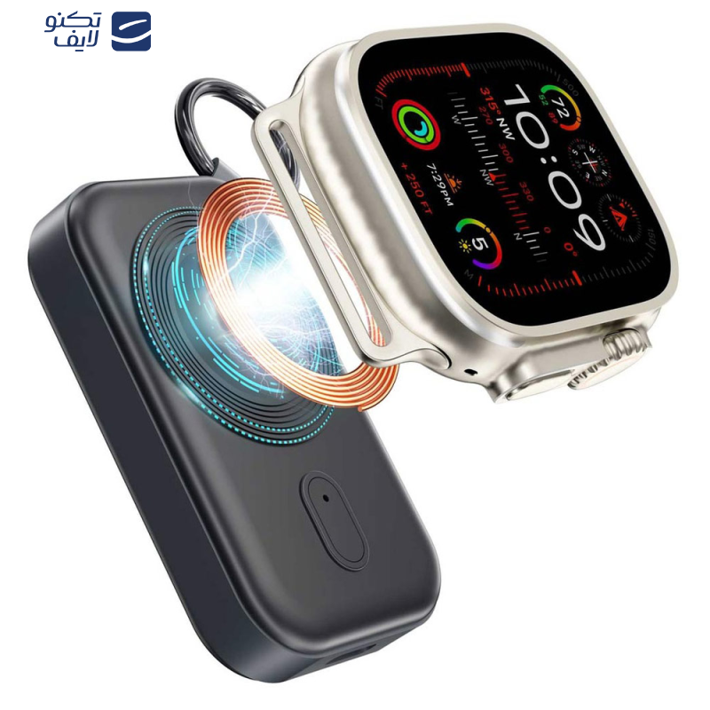 پاوربانک گرین لاین مدل iWatch ظرفیت 1200 میلی‌آمپر ساعت