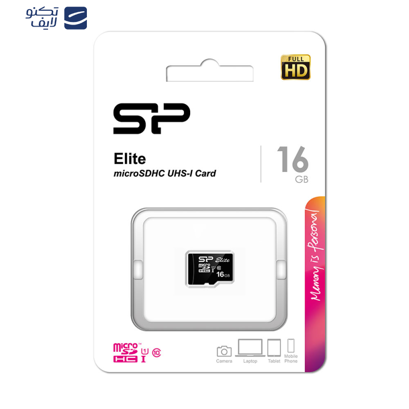 کارت حافظه microSDHC سیلیکون پاور مدل Elite کلاس 10 استاندارد UHC-I U1 سرعت 100MBps ظرفیت 16 گیگابایت 