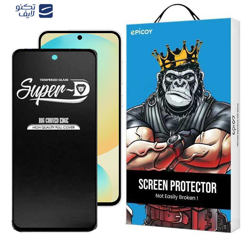 محافظ صفحه نمایش اپیکوی مدل Super 5D مناسب برای گوشی موبایل سامسونگ Galaxy S24 FE/ A55/ A35