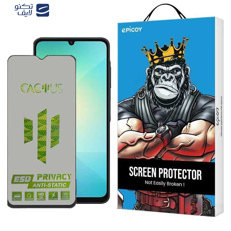 محافظ صفحه نمایش حریم شخصی اپیکوی مدل Cactus-ESD-Privacy مناسب برای گوشی موبایل سامسونگ Galaxy A06/A06s/A05s/A05/F05