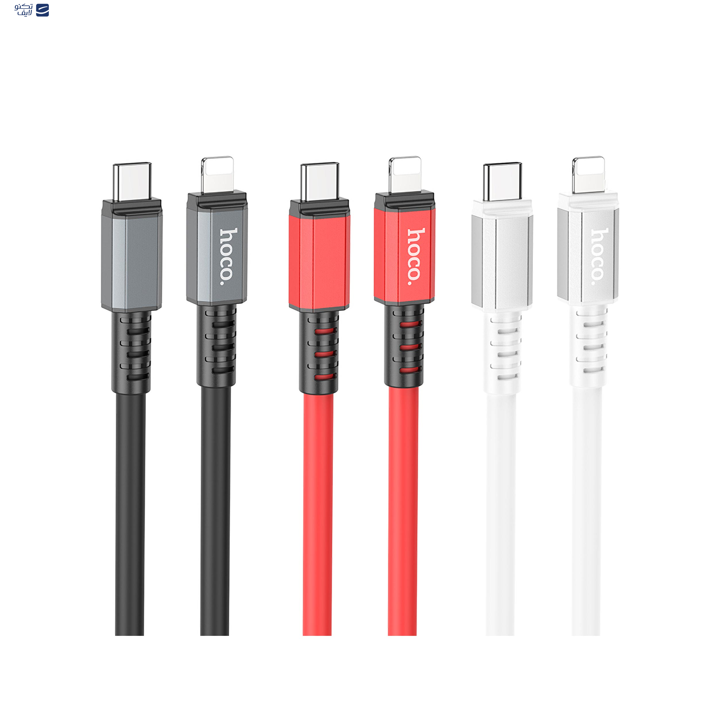  کابل تبدیل USB-C به لایتنینگ هوکو مدل X85 20W طول 1 متر 