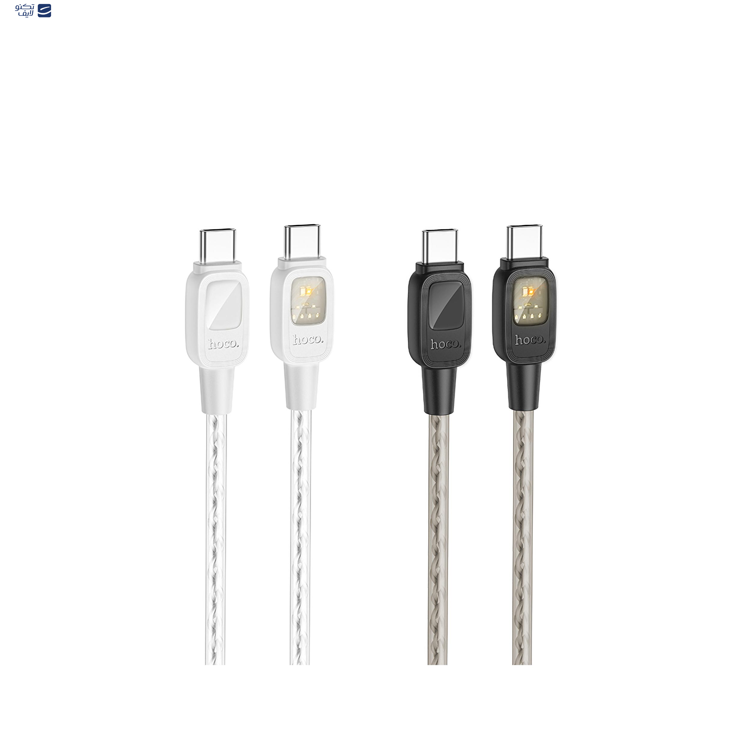  کابل USB-C هوکو مدل U124 60W طول 1.2 متر 