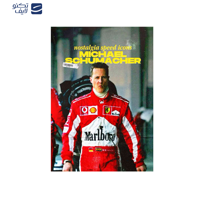 متال پوستر مستر پیکد طرح مایکل شوماخر Michael Schumacher کد PCD-MB1162