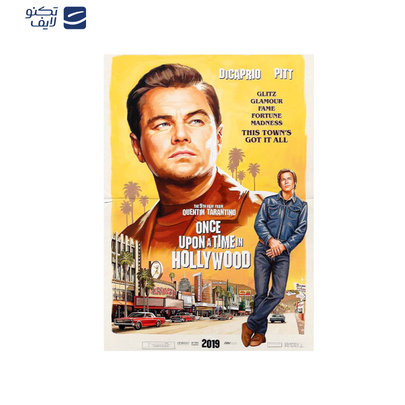 متال پوستر مستر پیکد طرح Once Upon a Time in Hollywood کد PCD-MB1116