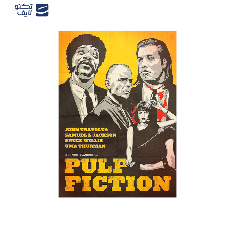 متال پوستر مستر پیکد طرح پوستر فیلم Pulp Fiction کد PCD-MB1109