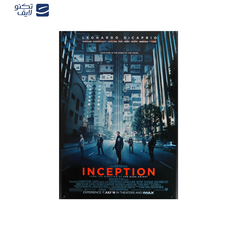 متال پوستر مستر پیکد طرح رویا INCEPTION کد PCD-MB1104