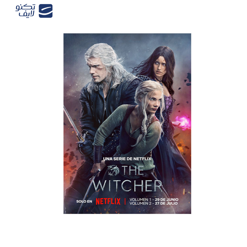 متال پوستر مستر پیکد طرح The Witcher کد PCD-MB1015