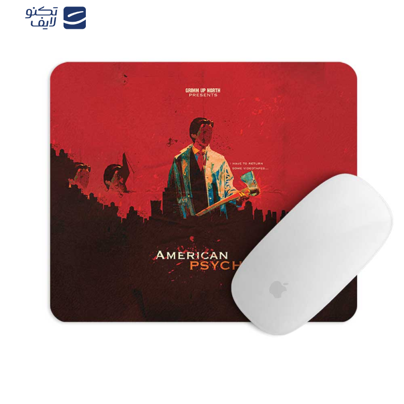 پد موس مستر پیکد طرح فیلم american psycho کد PCD-MP1061