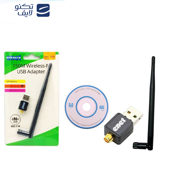 کارت شبکه USB  ای نت مدل euw-1124