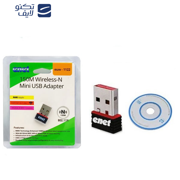 دانگل وای فای USB ای نت مدل euw-1122