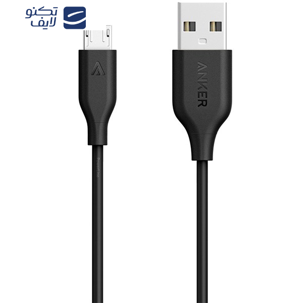 کابل تبدیل USB به microUSB انکر  مدل A8132 PowerLine طول 0.9 متر