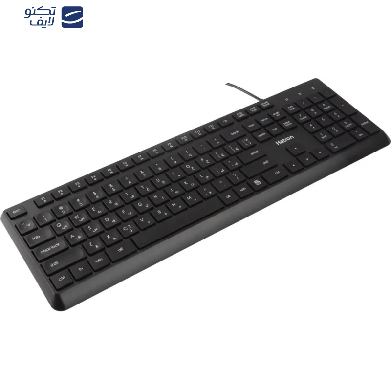 کیبورد هترون مدل HK190 ا HK190 USB Wired Keyboard