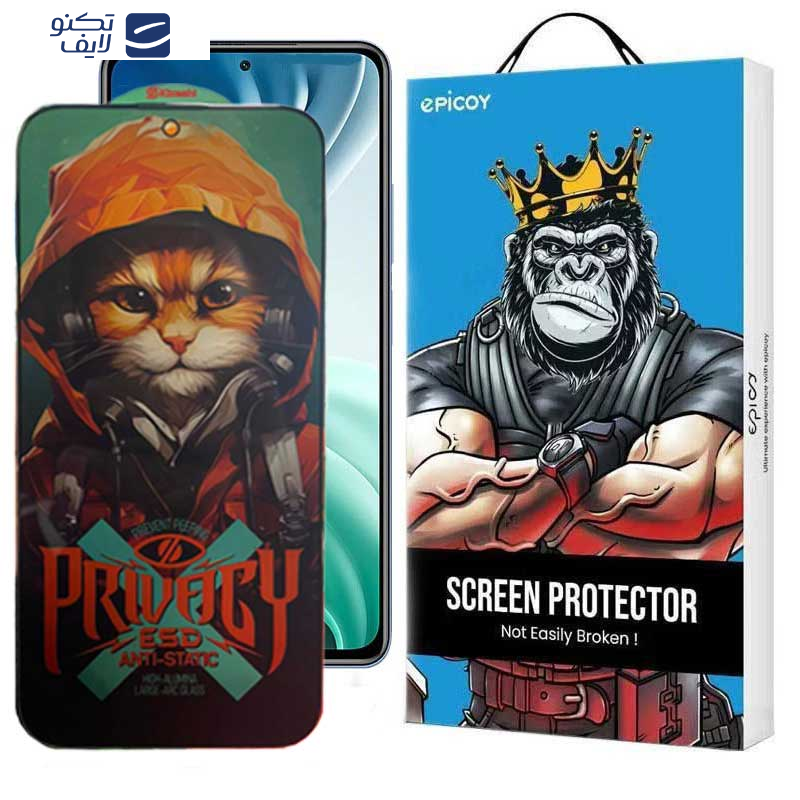 محافظ صفحه نمایش حریم شخصی اپیکوی مدل Privacy Hoodie Cat مناسب برای گوشی موبایل شیائومی Mi 11i/ Mi 10i / Mi 11X/ Mi 11X Pro/ 11i/ 11i HyperCharge 5G