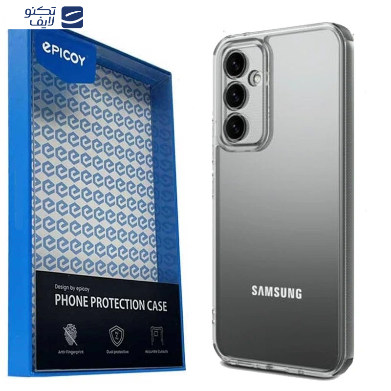 کاور اپیکوی مدل Transparent Clear مناسب برای گوشی موبایل سامسونگ Galaxy S24 FE