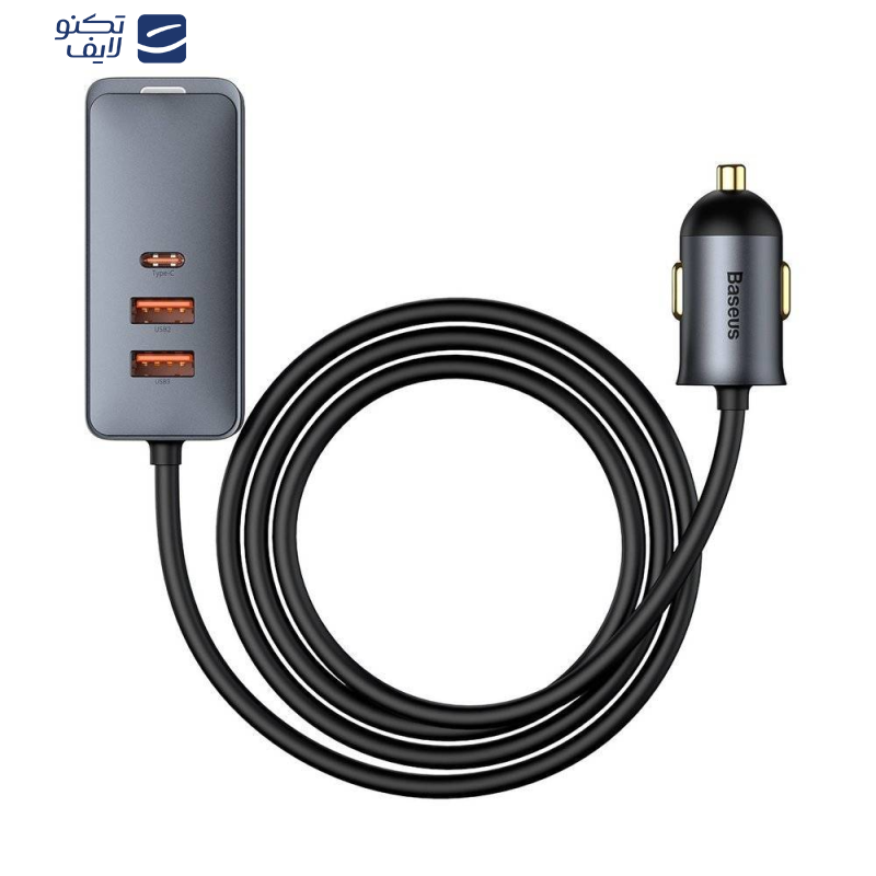 شارژر فندکی باسئوس مدل CCBT-B0G 120W