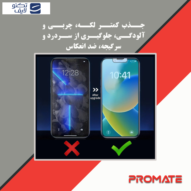 محافظ صفحه نمایش مات پرومیت مدل Resistant مناسب برای گوشی موبایل شیائومی Redmi Note 13 Pro Plus