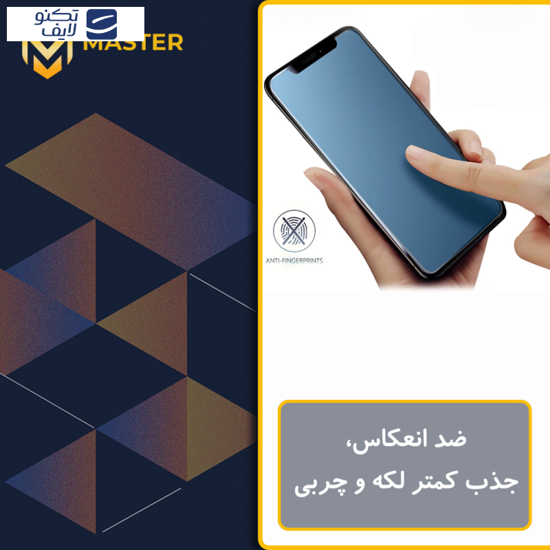 محافظ صفحه نمایش مات ضداشعه آبی مستر مدل Resistant مناسب برای گوشی موبایل سامسونگ Galaxy S24 Ultra