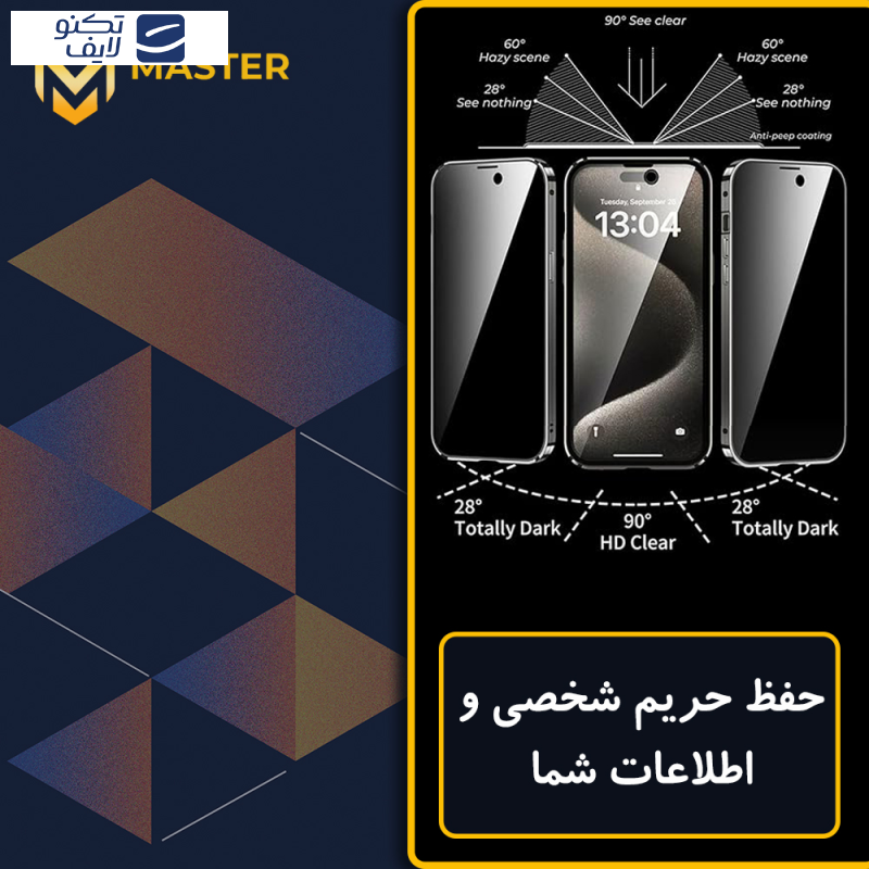 محافظ صفحه نمایش حریم شخصی مستر مدل Resistant مناسب برای گوشی موبایل سامسونگ Galaxy Z Fold4