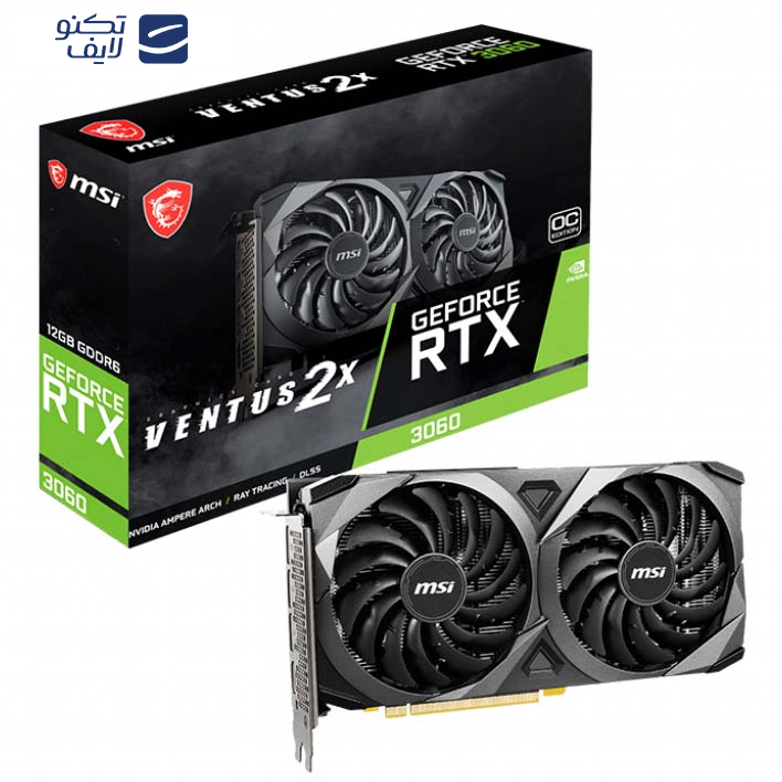 کارت گرافیک ام اس آی مدل GeForce RTX 3060 VENTUS 2X 12G OC