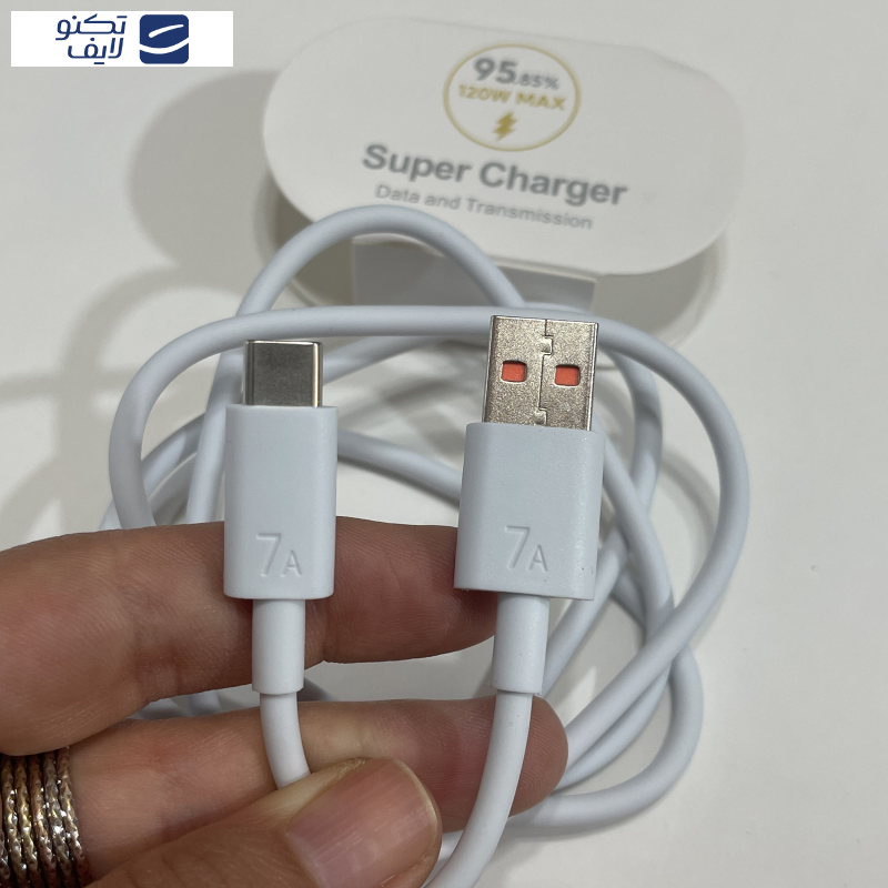 کابل تبدیل USB به USB-C مدل 7A طول 1 متر