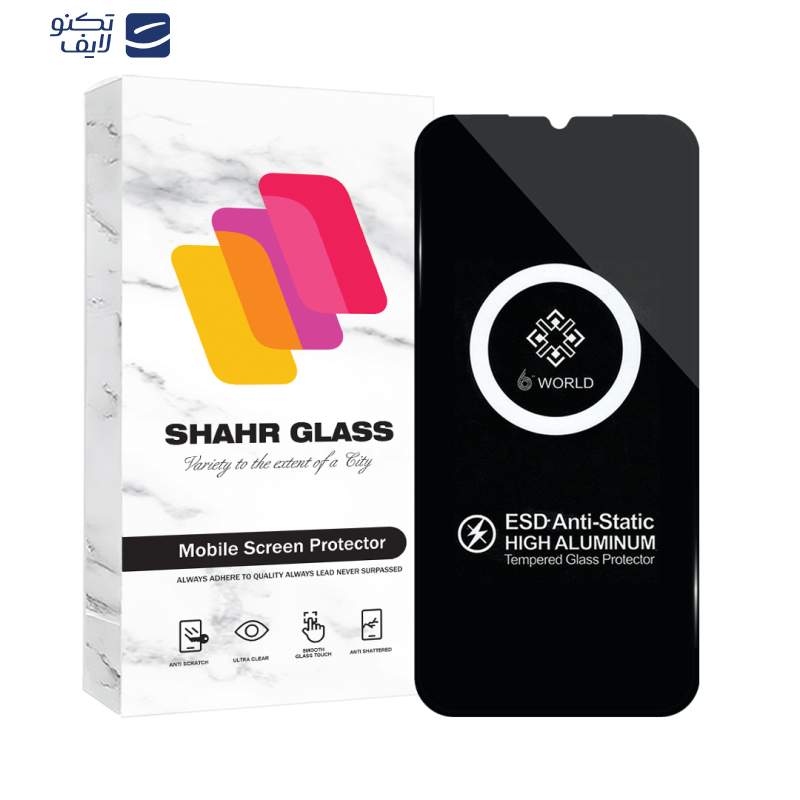 محافظ صفحه نمایش آنتی استاتیک ESD شهر گلس مدل ESDGLASS مناسب برای گوشی موبایل سامسونگ Galaxy A31 / A32 4G / M32 4G / A33 5G