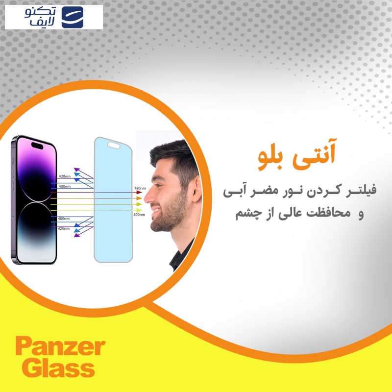 محافظ صفحه نمایش ضد اشعه آبی پنزر گلس مدل Resistant مناسب برای گوشی موبایل سامسونگ Galaxy S24 FE