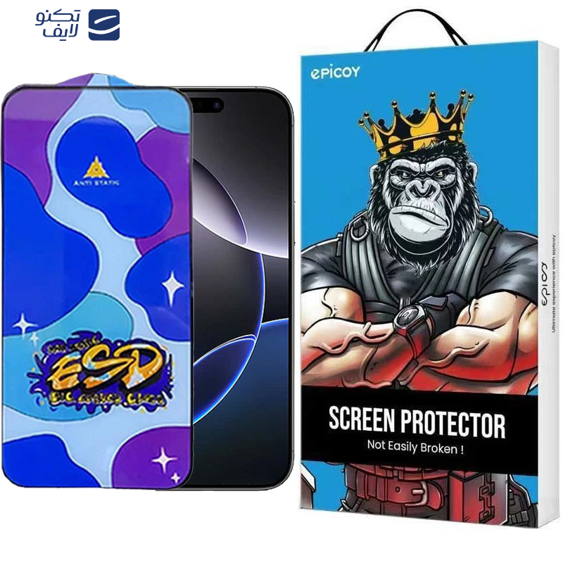 محافظ صفحه نمایش اپیکوی مدل Star ESD مناسب برای گوشی موبایل اپل iPhone 16 Pro Max